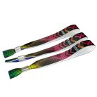 Bratari textile (15x340mm, cu imprimare color pe o parte, date variabile) - cu inel din aluminiu