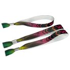 Bratari textile (15x340mm, preinscriptionate pe o parte) - cu inel din aluminiu 
