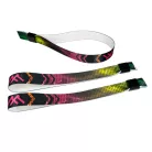 Bratari textile (15x340mm, cu imprimare color pe o parte) personalizate full color - cu inel din plastic