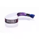 Bratari textile (15x340mm, cu imprimare color pe o parte) personalizate full color - cu inel din plastic