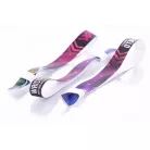 Bratari textile (15x340mm, cu imprimare color pe o parte) personalizate full color - cu inel din plastic