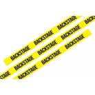 Bratari textile preinscriptionate BACKSTAGE (15x340mm, preinscriptionate pe o parte) - cu inel din plastic