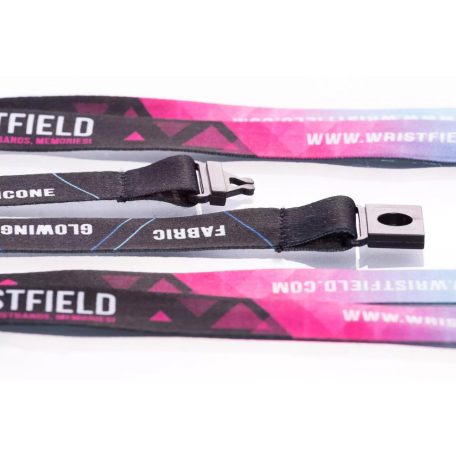 Snur de gat personalizabil full color 20x900mm - carabina metalica si catarama de siguranta