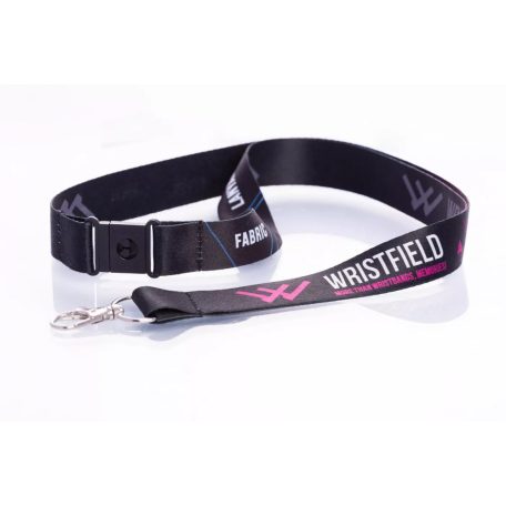 Snur de gat personalizabil full color 20x900mm - carabina metalica si catarama de siguranta