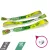 Bratari textile R-PET (din sticle PET reciclate, 15x340mm, cu imprimare color pe o parte, date variabile) - cu inel din plastic reutilizabil - EXPRESS