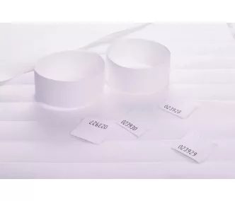   Bratari Tyvek 1" cu personalizare full color, cu cupon de control