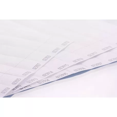 Bratari Tyvek 1" cu personalizare full color, cu cupon de control