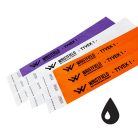 Bratari Tyvek 1" inseriate si rezistente la apa - cu personalizare monocolora NEGRU (quality de TOP)