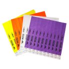 Bratari Tyvek 1" inseriate si rezistente la apa - cu personalizare monocolora NEGRU (quality de TOP)