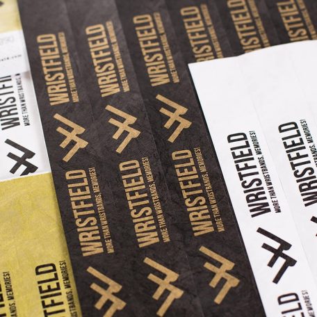 Bratari Tyvek 1" inseriate si rezistente la apa - cu personalizare monocolora (top quality)