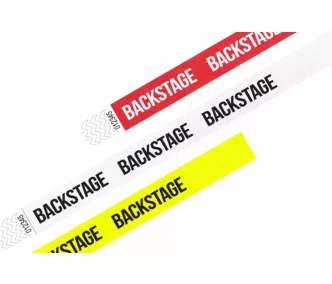  Bratari Tyvek 3/4" preinscriptionate - BACKSTAGE