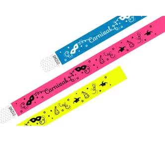 Bratari Tyvek 3/4" preinscriptionate - CARNAVAL