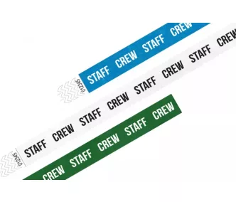 Bratari Tyvek 3/4" preinscriptionsate - STAFF CREW