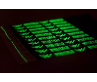   Bratari 3/4" cu inscriptie fosforescenta (dupa incarcare la lumina)