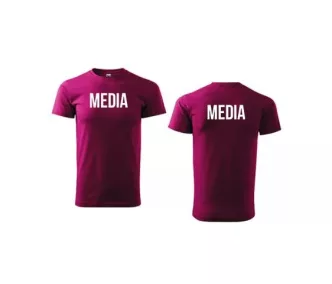 Tricou unisex preinscriptionat MEDIA