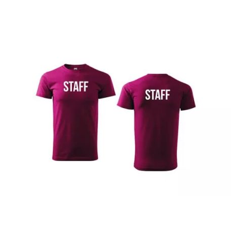 Tricou unisex preinscriptionat STAFF