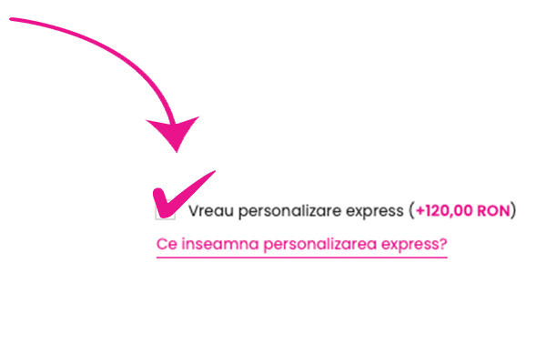 I want it express checkbox